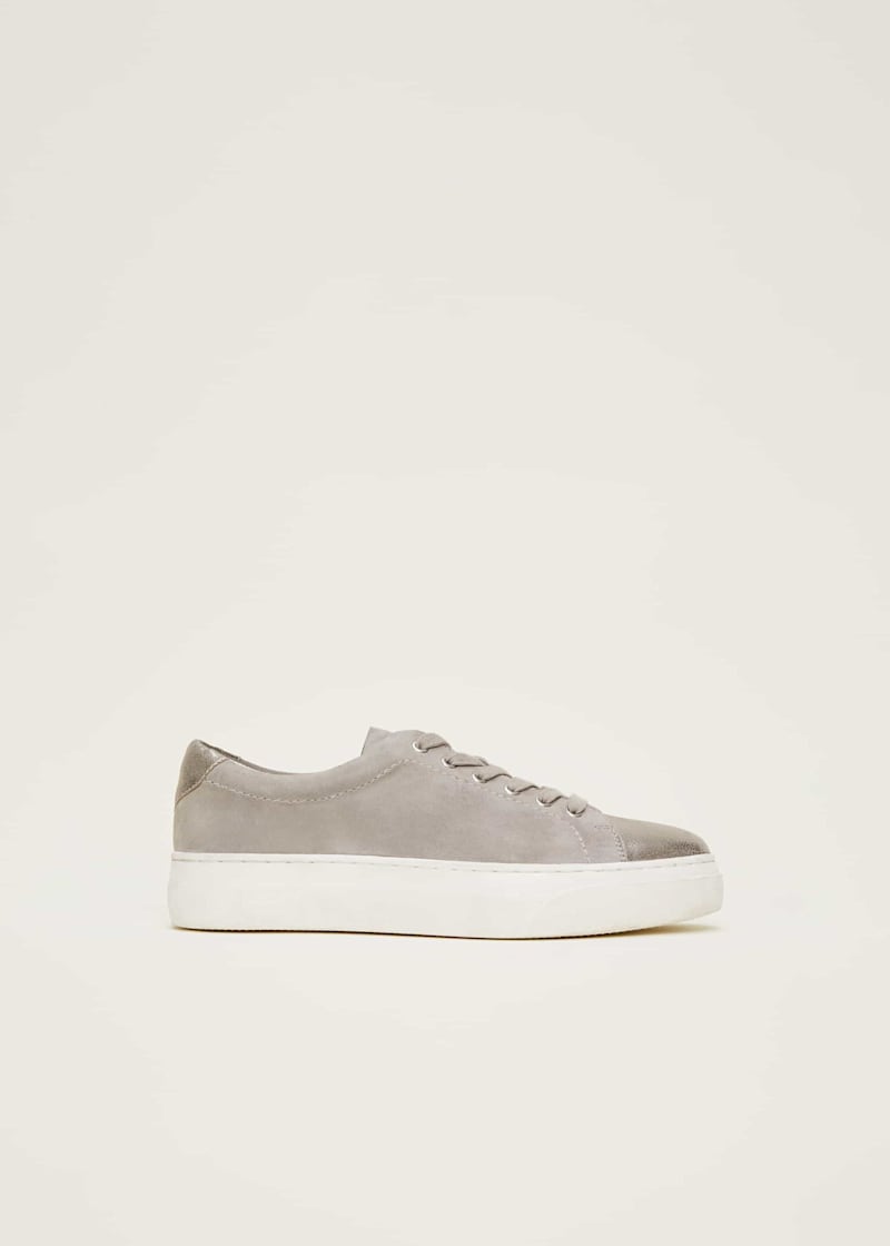 Metallic trainers clearance