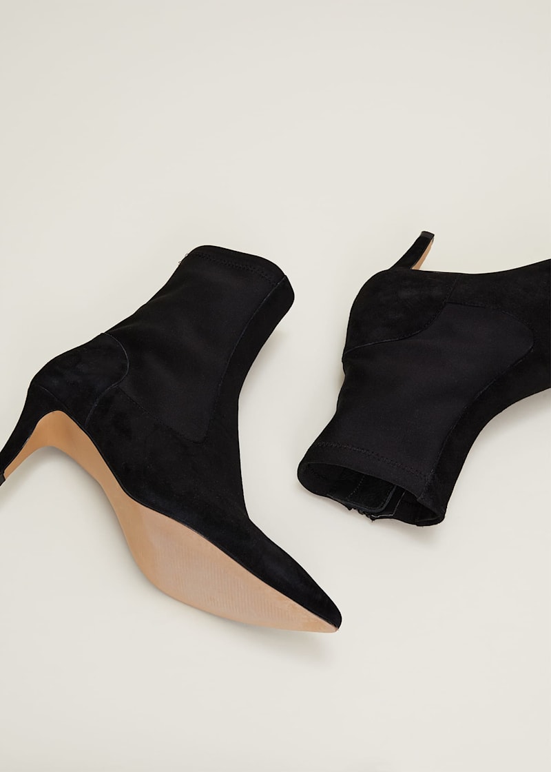 Faux suede sock boots clearance