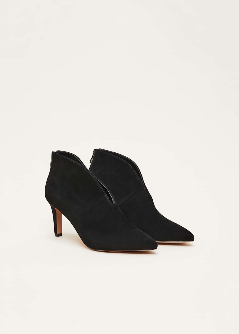 Cut Out Heeled Boots | Phase Eight UK