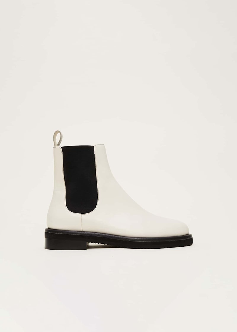 Pull on sale leather ankle boots