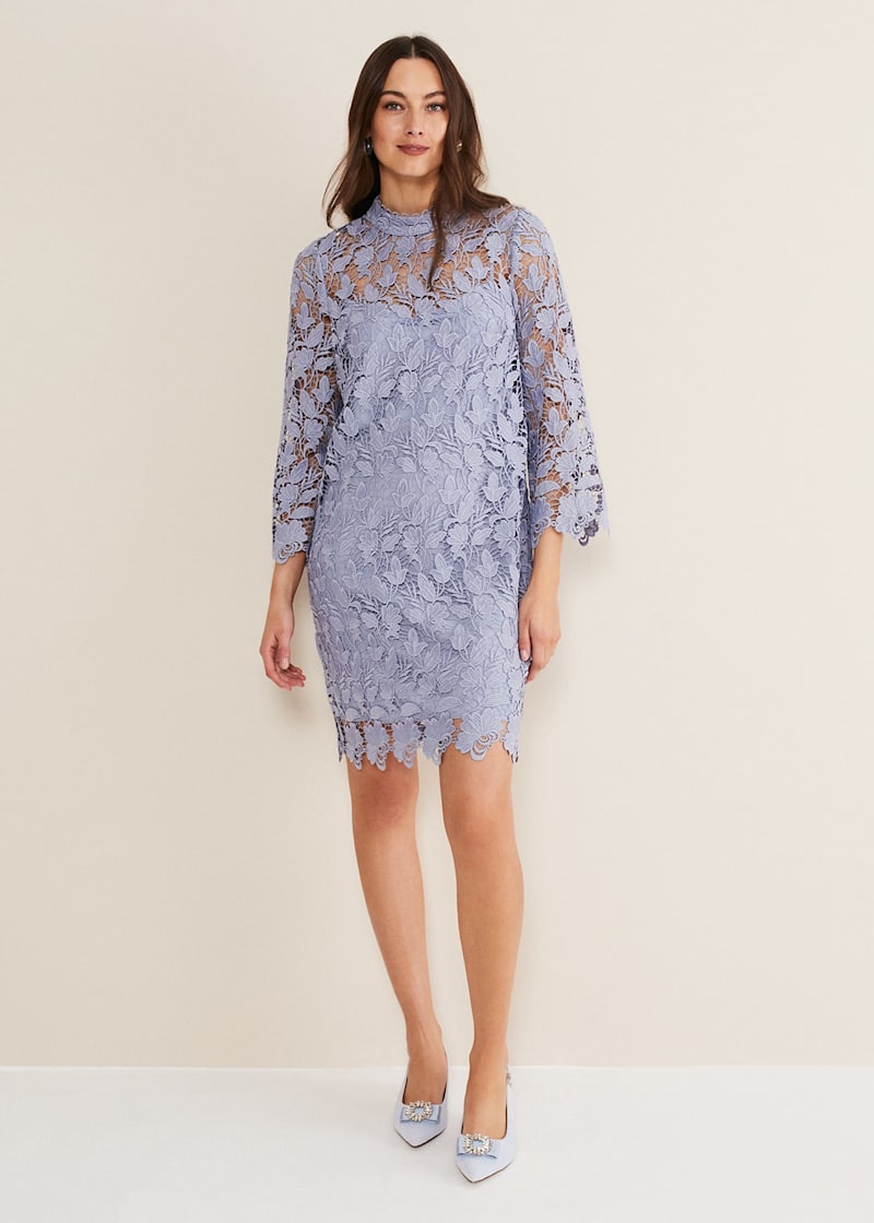 Phase eight cornflower blue dress store