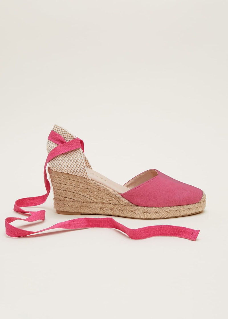 Suede 2025 espadrille flats