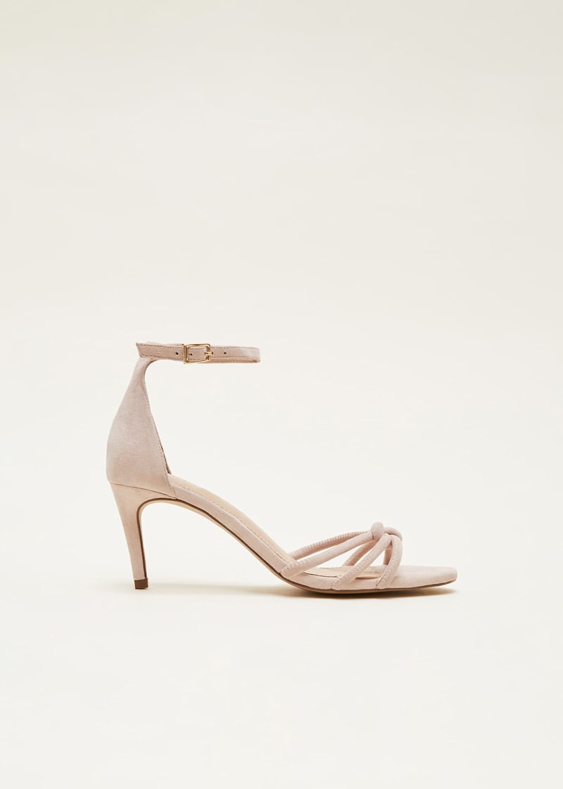 Nude barely there sandals shop