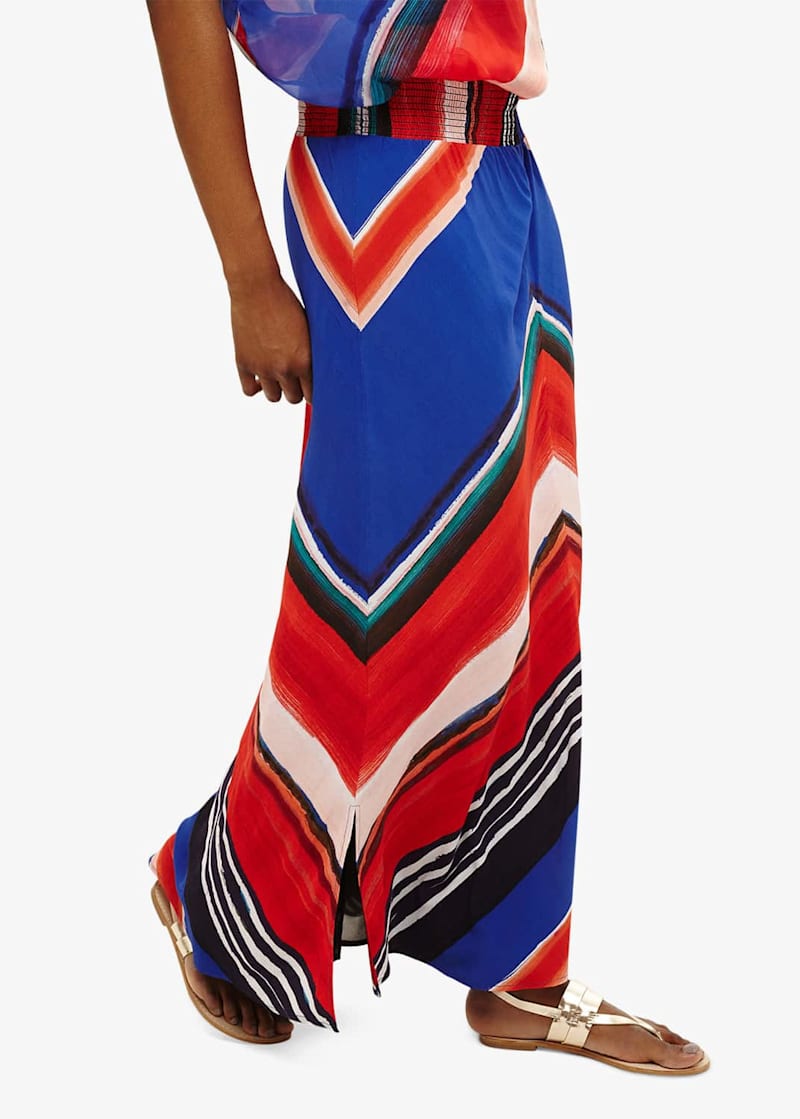 Cersi Chevron Maxi Skirt