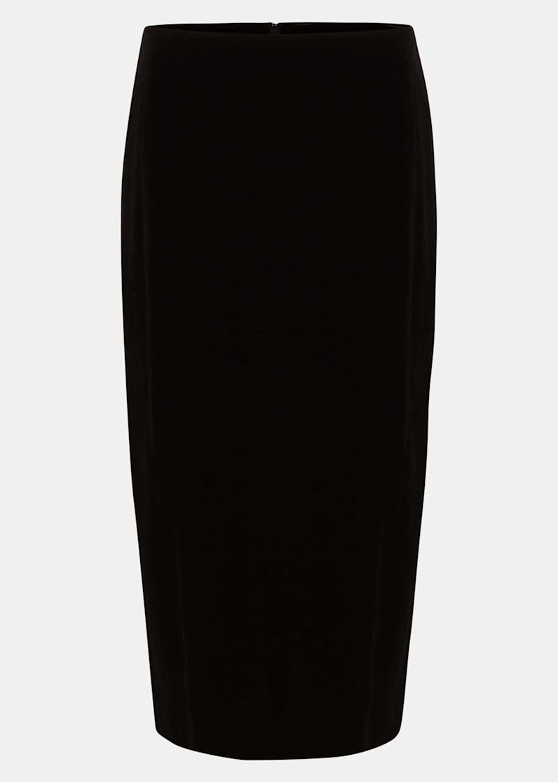 Phase eight black velvet skirt shop