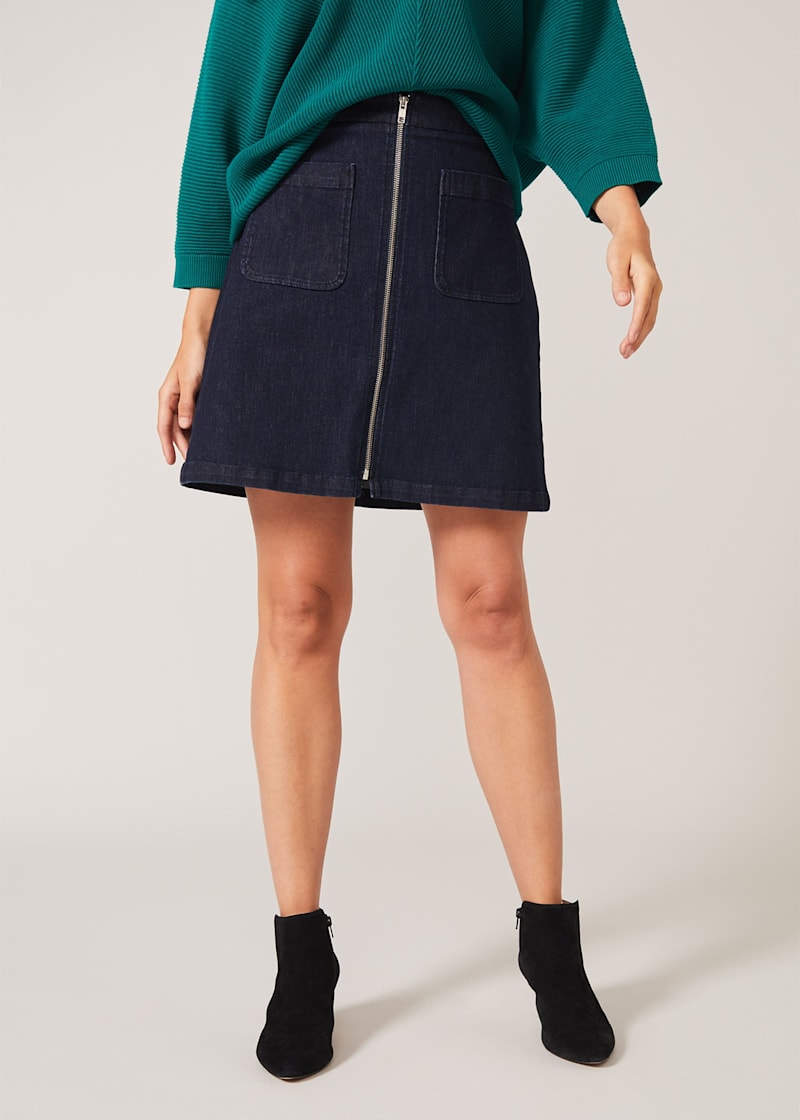 Phase eight denim skirt hotsell