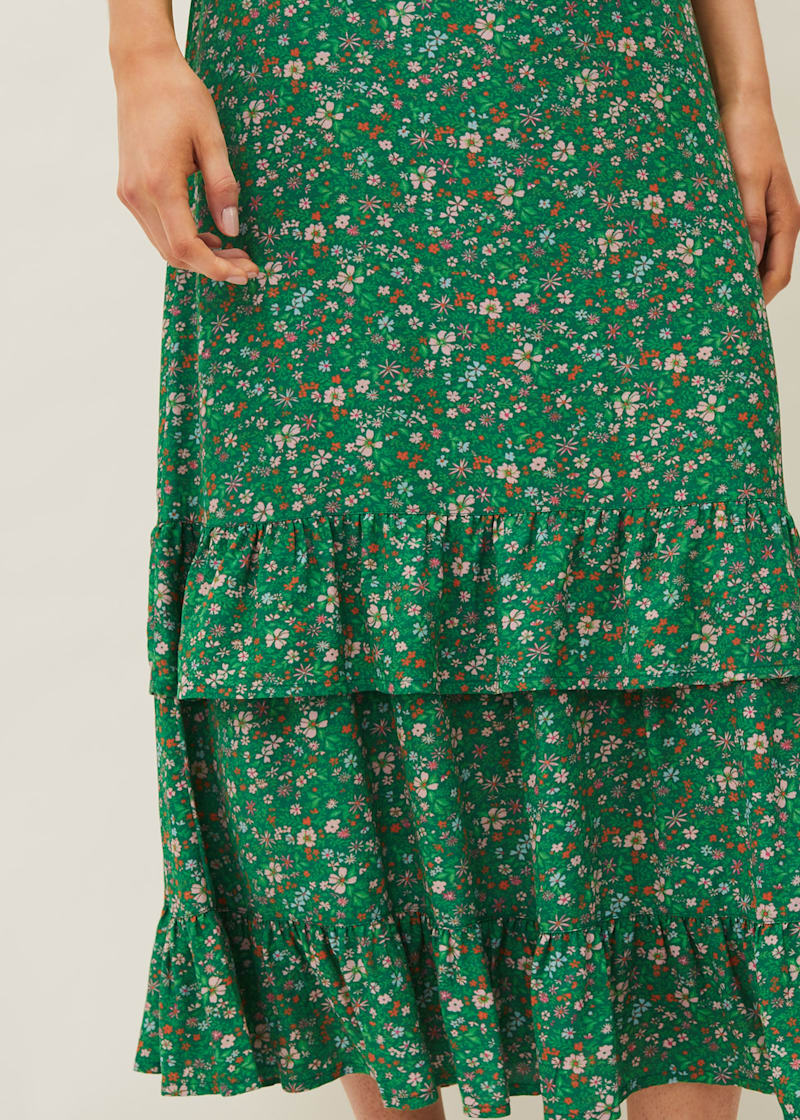 Dido Floral Co-Ord Midi Skirt