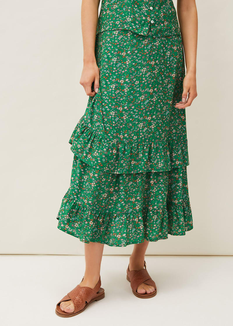 Dido Floral Co-Ord Midi Skirt