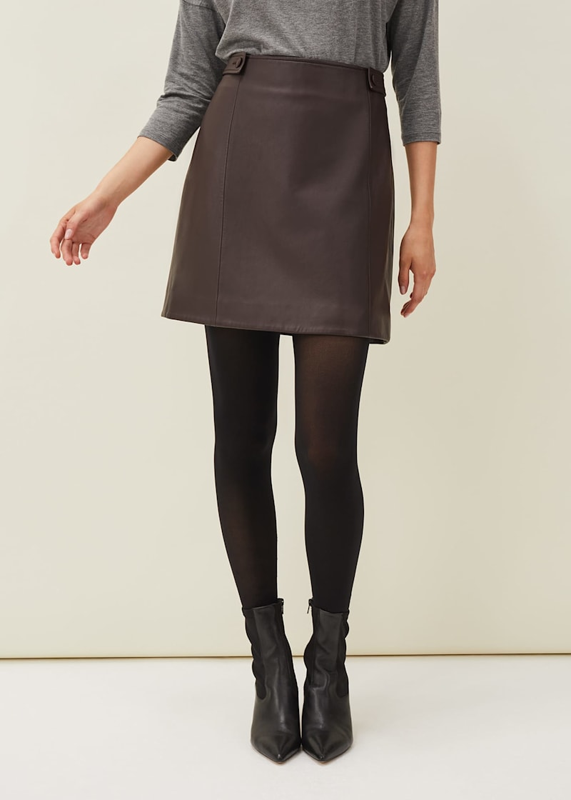 Hollister leather skirt new arrivals