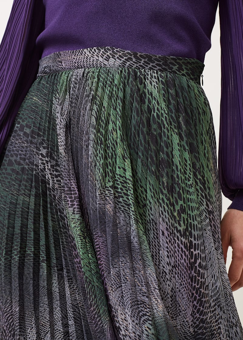 Snake maxi skirt deals