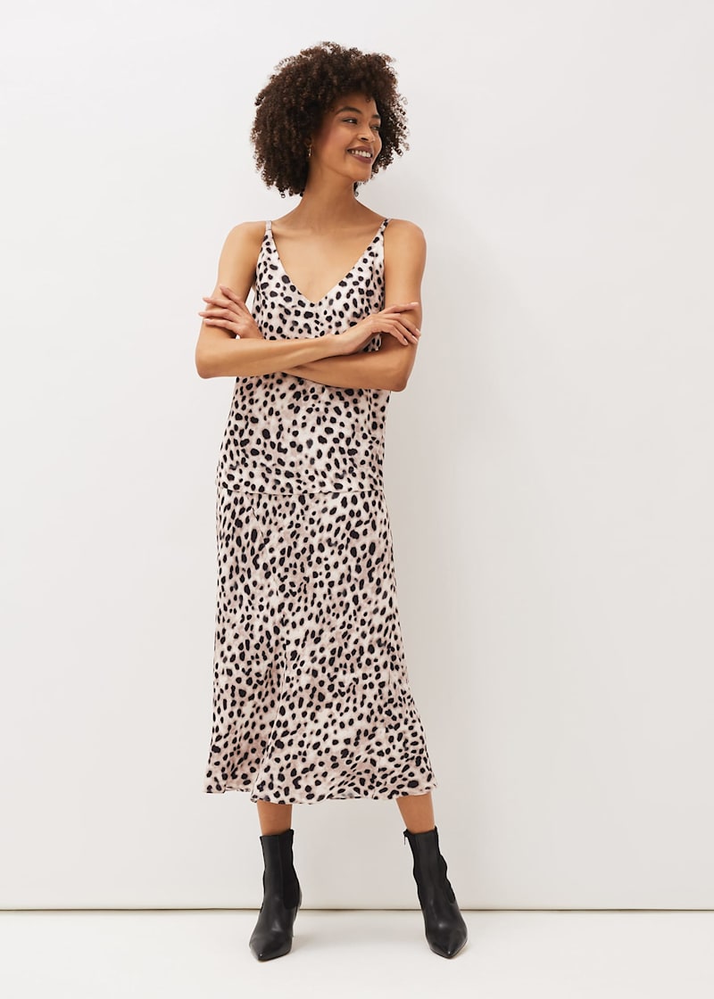 Leopard print discount midi skirt 6.5