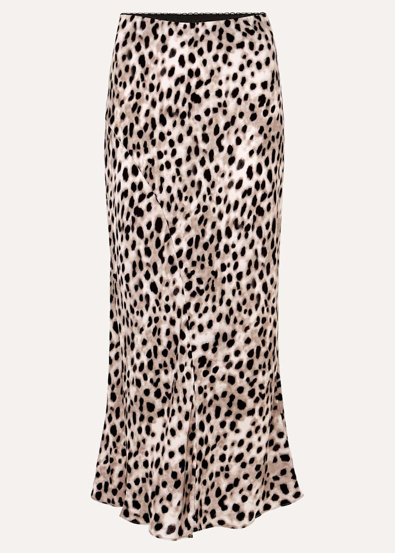 Leopard print midi 2025 skirt next