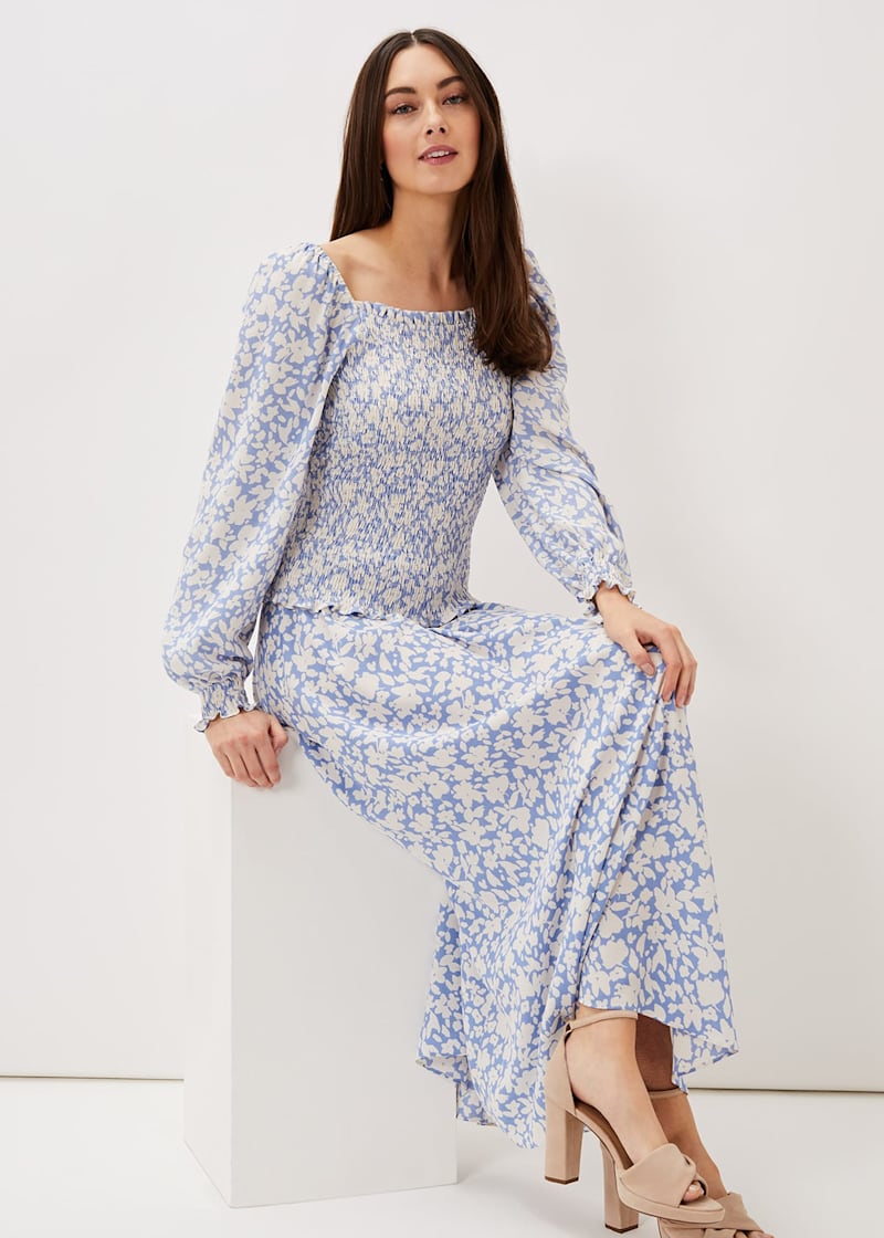 Floral maxi skirt co ord hot sale