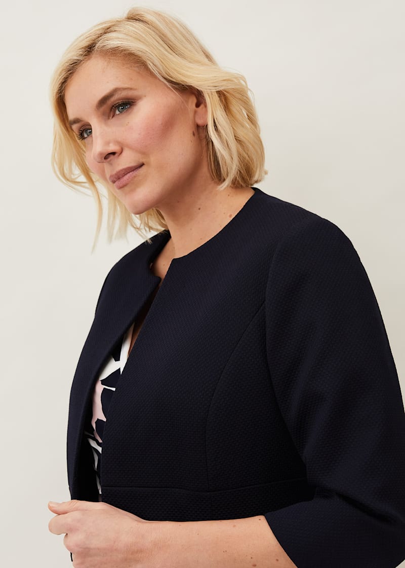 Phase eight tara textured jacket misty mauve new arrivals