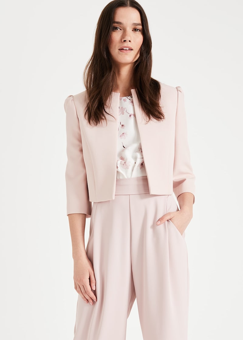 Phase eight venita on sale jacket petal pink