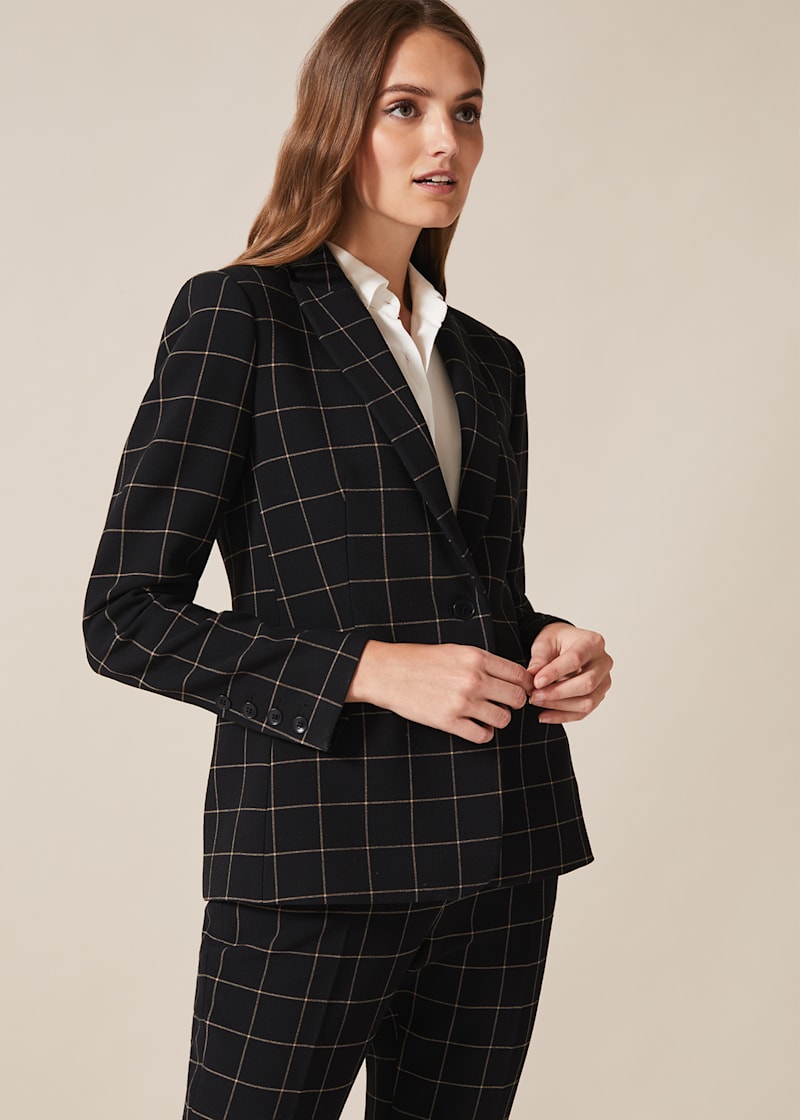 Toni Check Suit Jacket