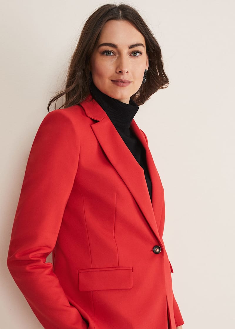 Red blazer next outlet