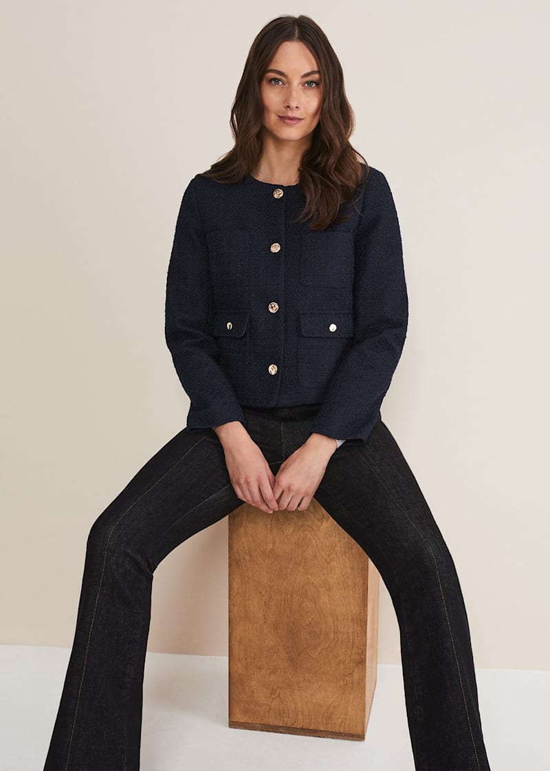 Tweed on sale cotton jacket