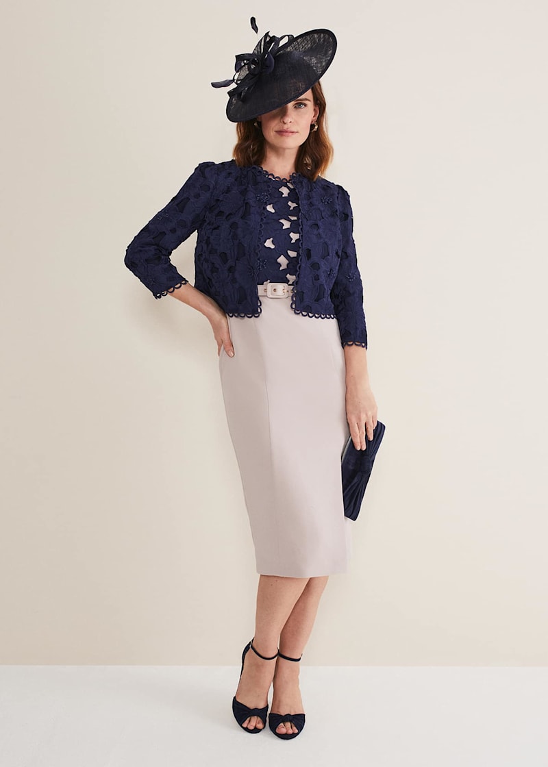 Next navy lace jacket sale