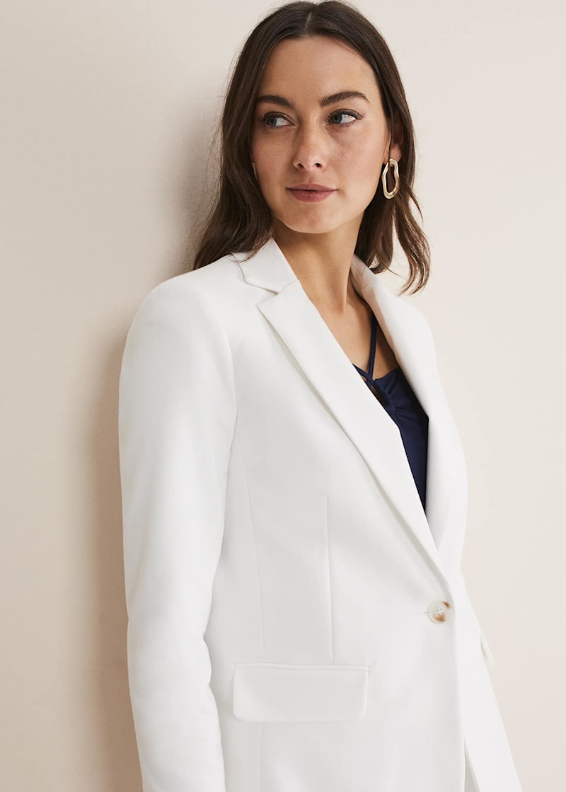 Next white blazer top