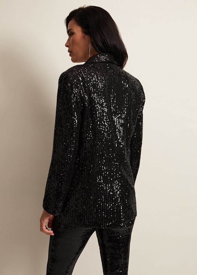 Ameera Sequin Soft Blazer | Phase Eight UK