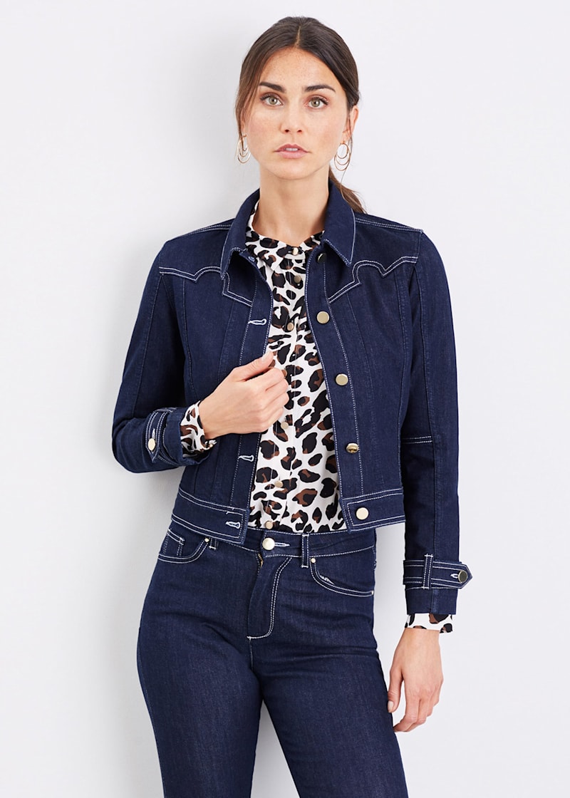 Kandra Smart Denim Jacket | Phase Eight UK |