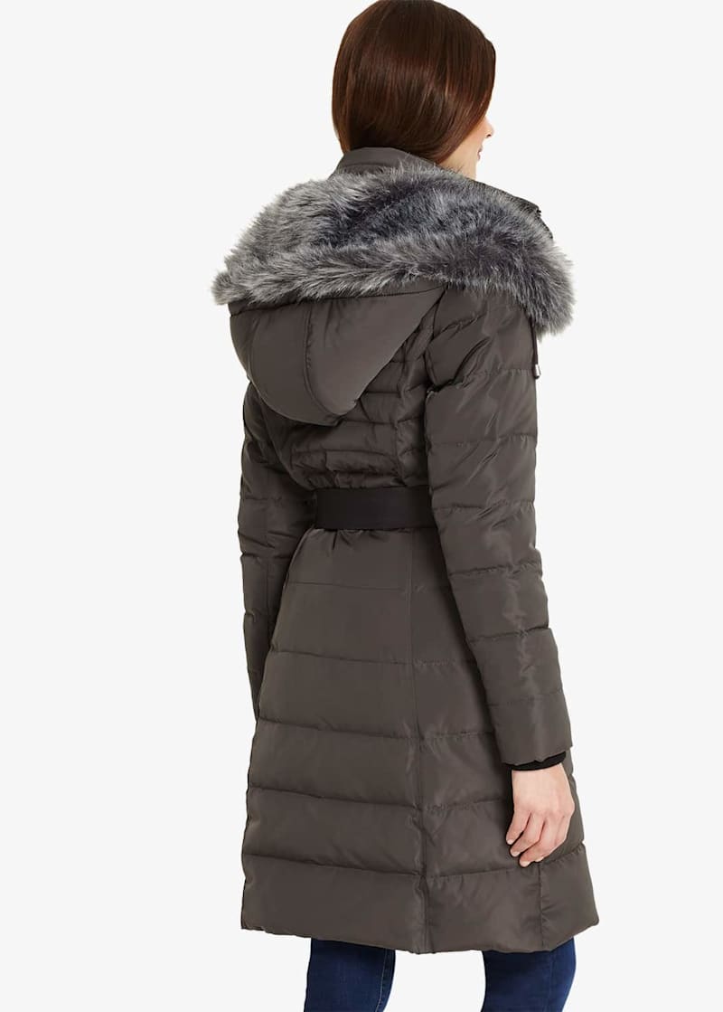 Brisa long puffer coat top