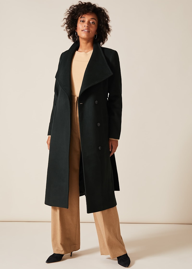 Phase eight nicci belted coat dark port sale