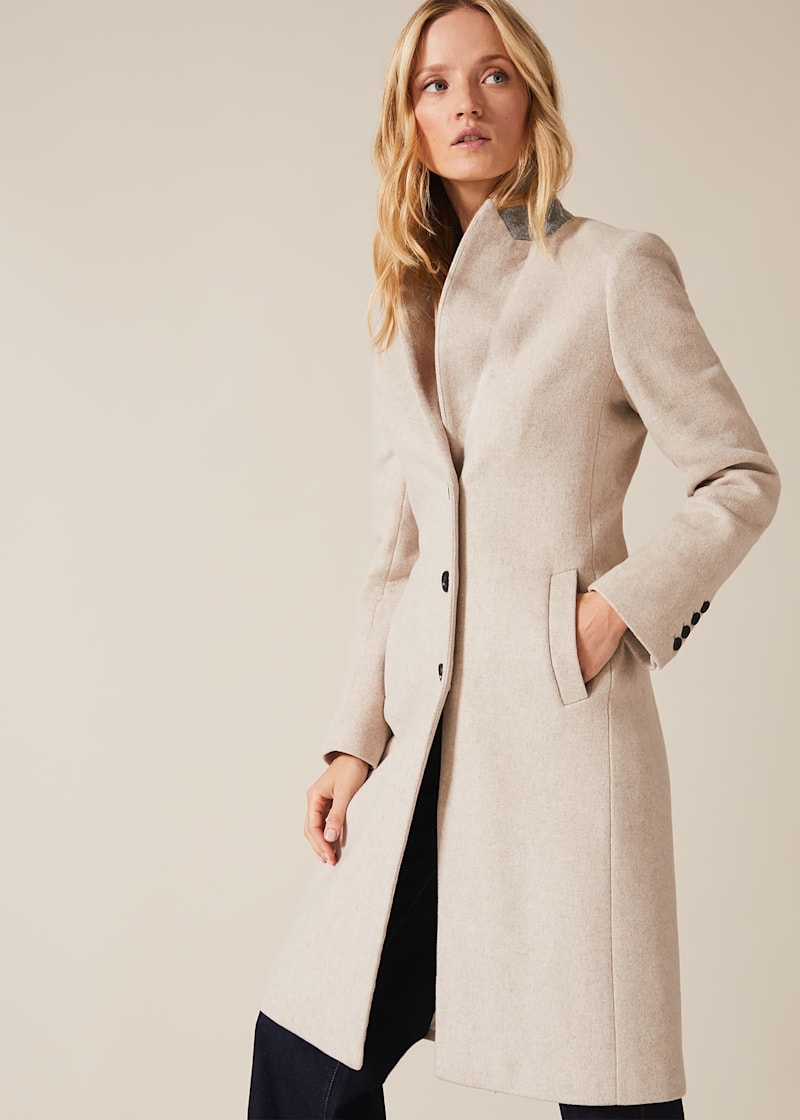 Samantha Single Breasted Coat | Phase Eight UK