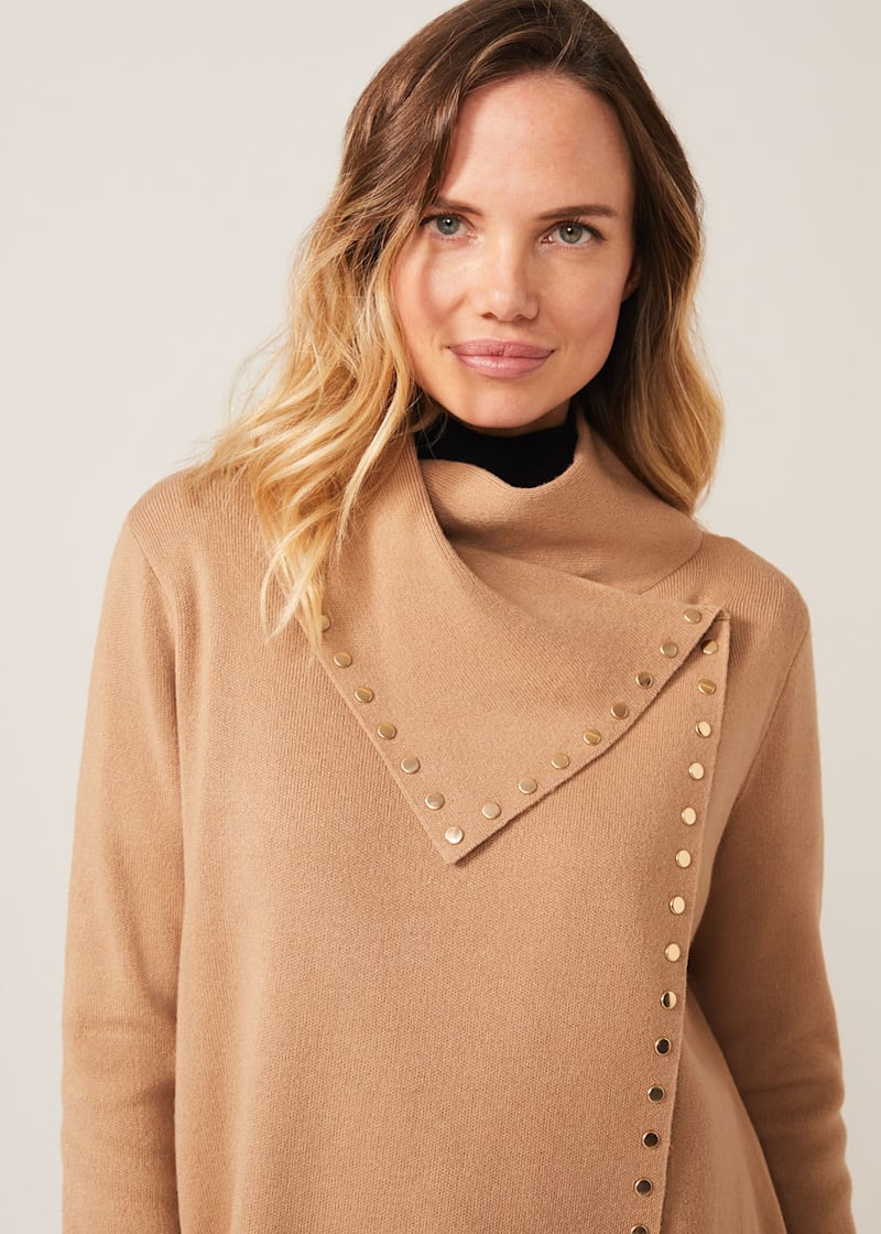 Paloma Stud Coatigan