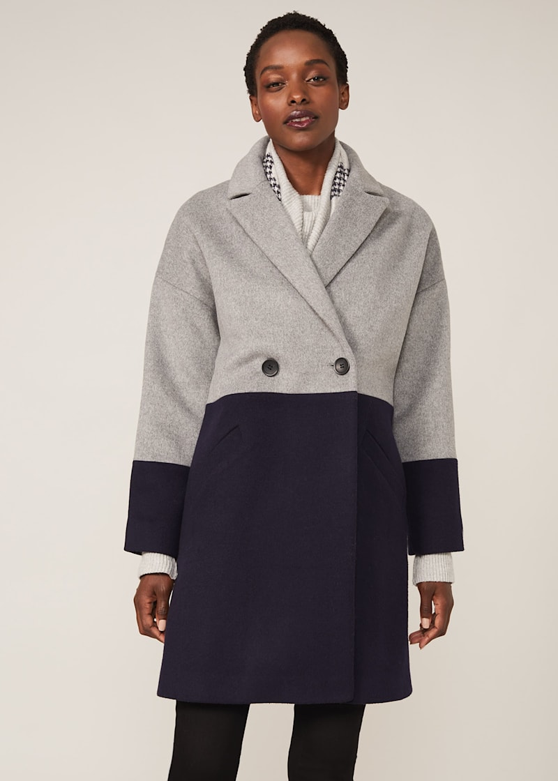 Color block raincoat on sale