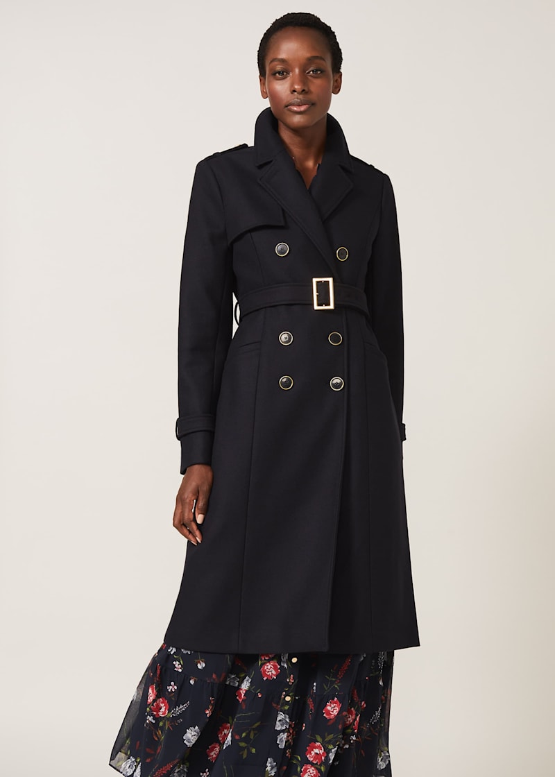 Manika Military Wool Coat | Phase Eight UK