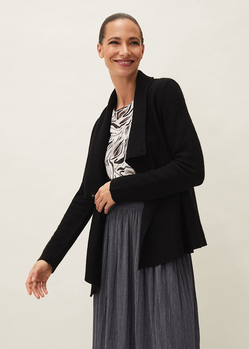 Phase eight bellona coat black sales