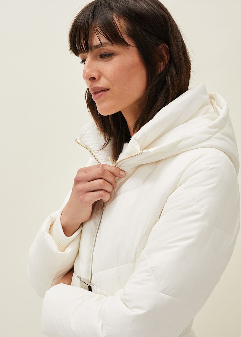 Krissy Short High Shine Puffer Coat | Phase Eight UK