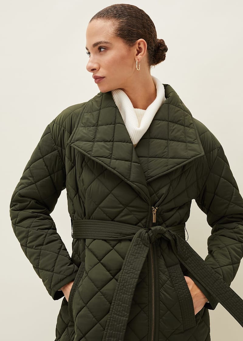 Nila Quilted Puffer Coat