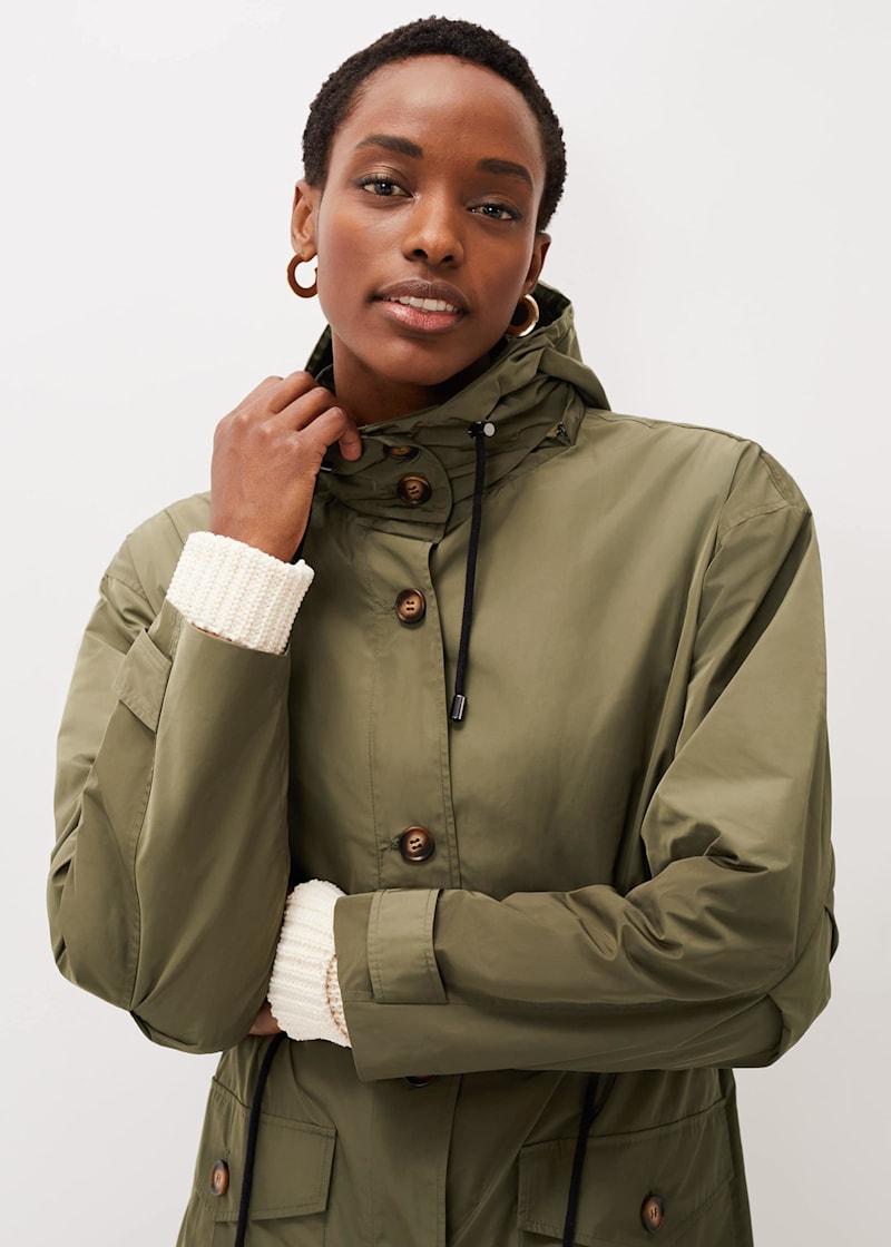 Chloe Longline Parka Coat | Phase Eight UK