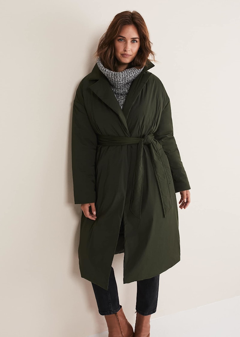 Trench coat puffer shop