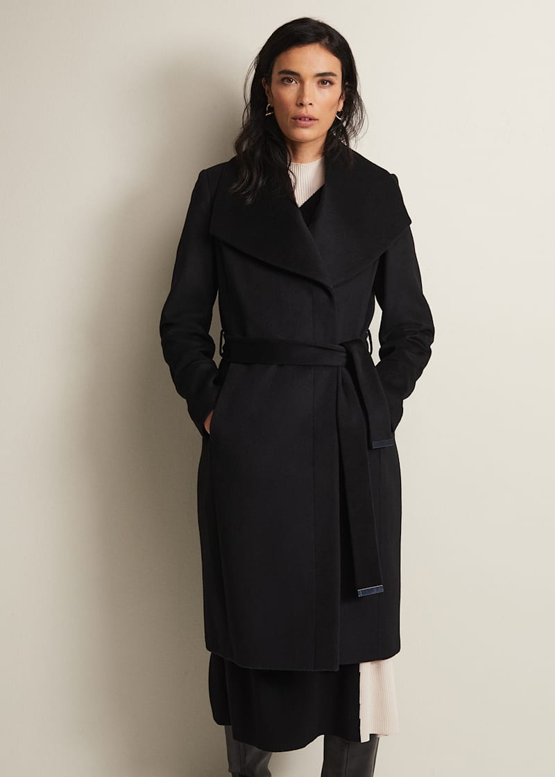 Ladies Wool Belted Coat Deals | bellvalefarms.com