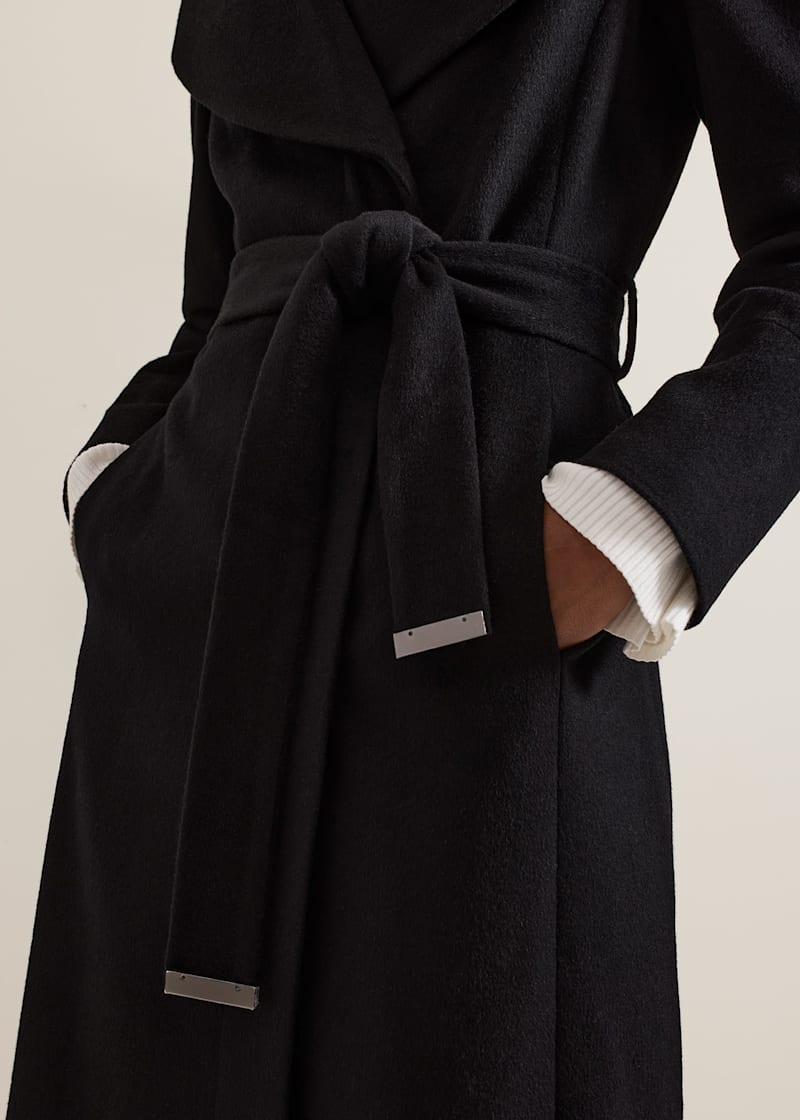 Phase eight nicci store belted coat dark port