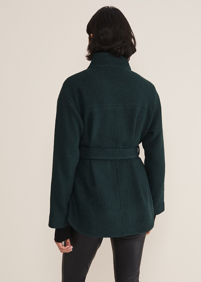 Short 2025 belted coat