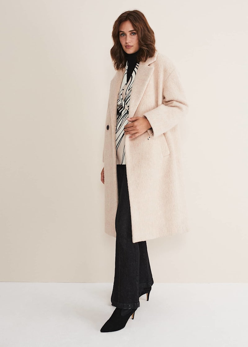 Oversized cocoon coat sale